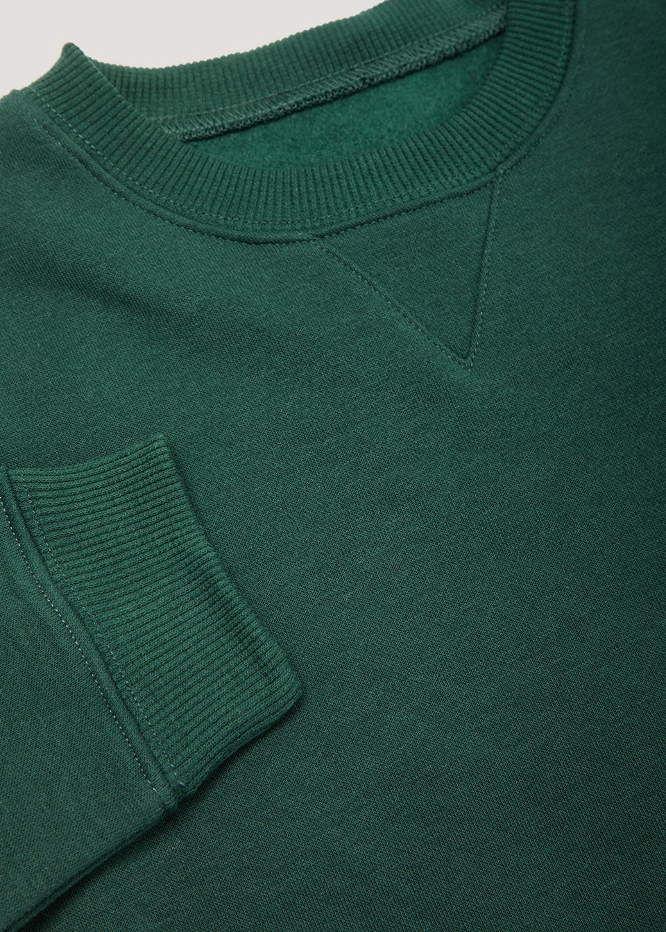 Kids Green Crew Neck School Sweatshirt (3-13yrs)