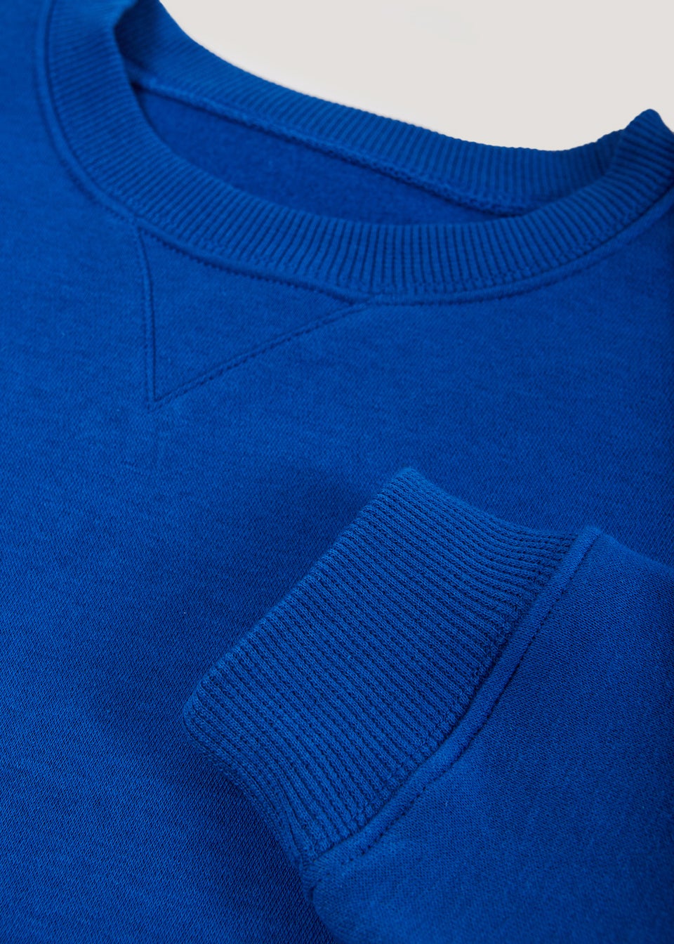Kids Blue Crew Neck School Sweatshirt (3-13yrs)
