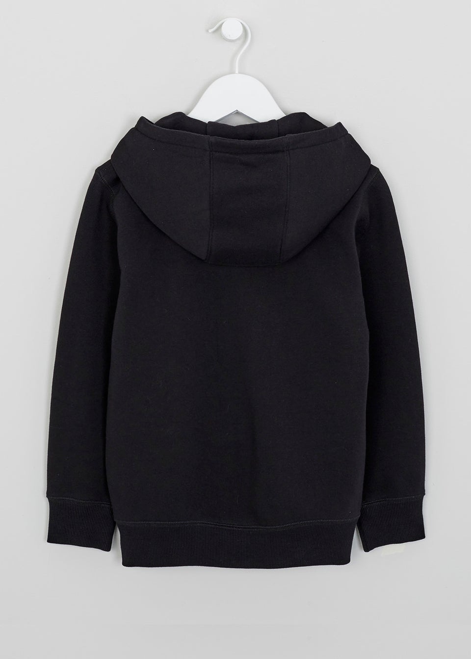 Kids black zip up hoodie Clearance