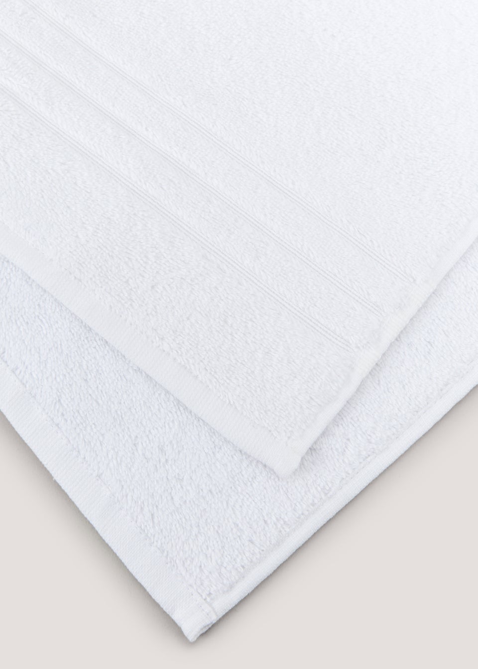 White 100% Egyptian Cotton Towels