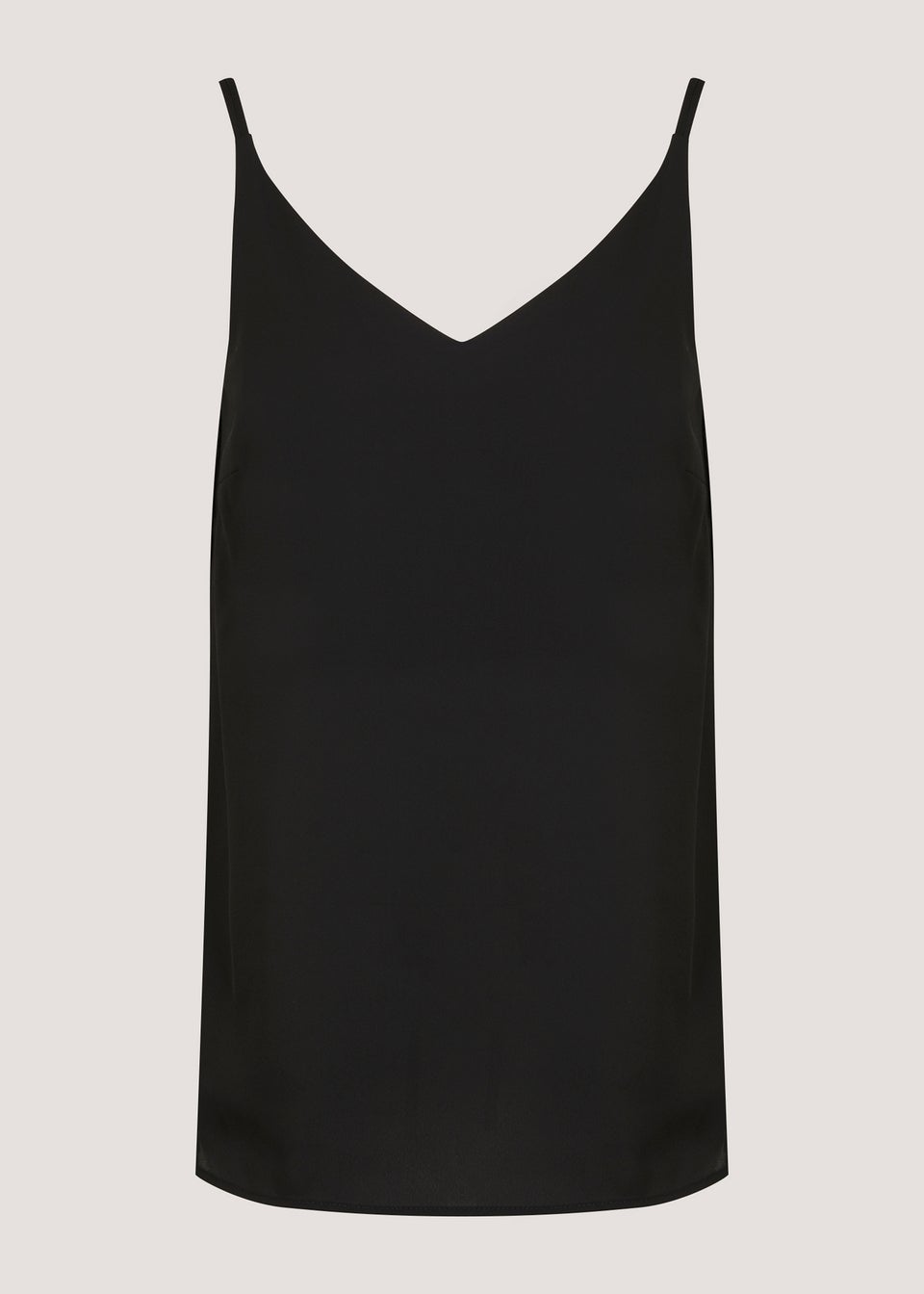 Black Double Strap Cami Top