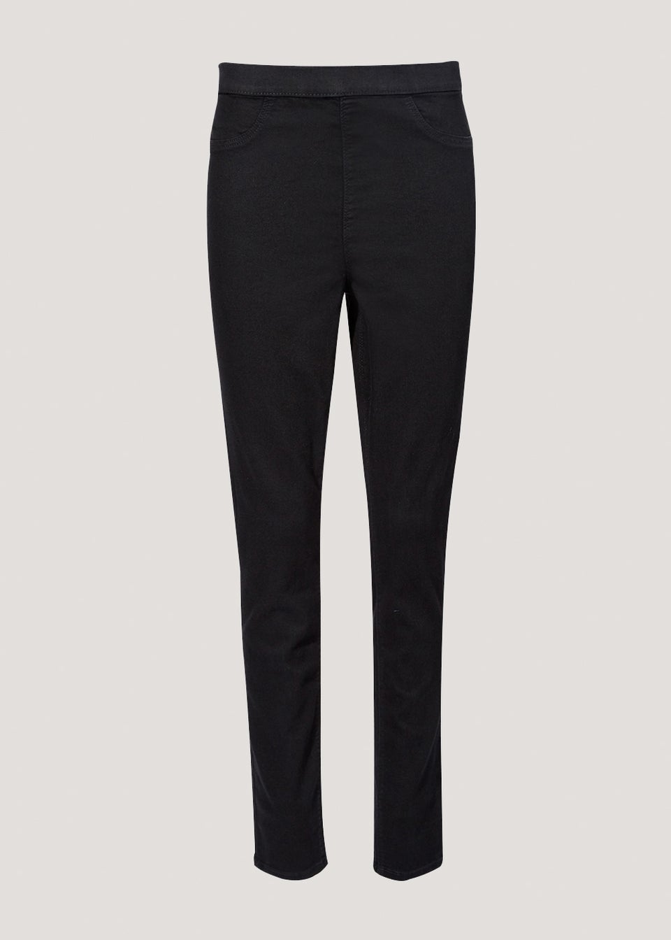 Rosie Black Pull On Jeggings Matalan