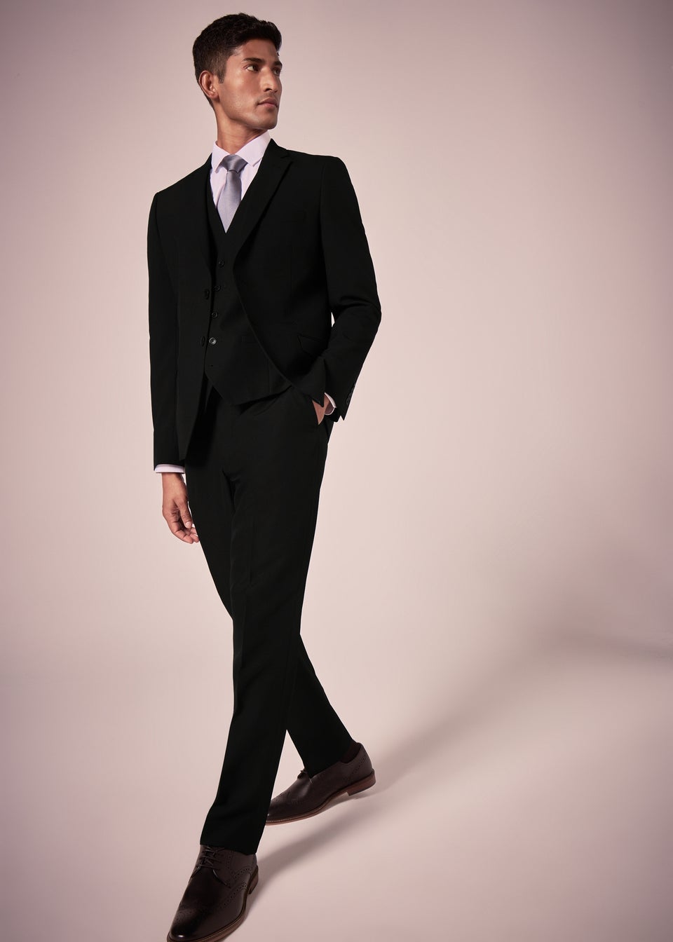 Taylor & Wright Panama Black Tailored Fit Suit Jacket