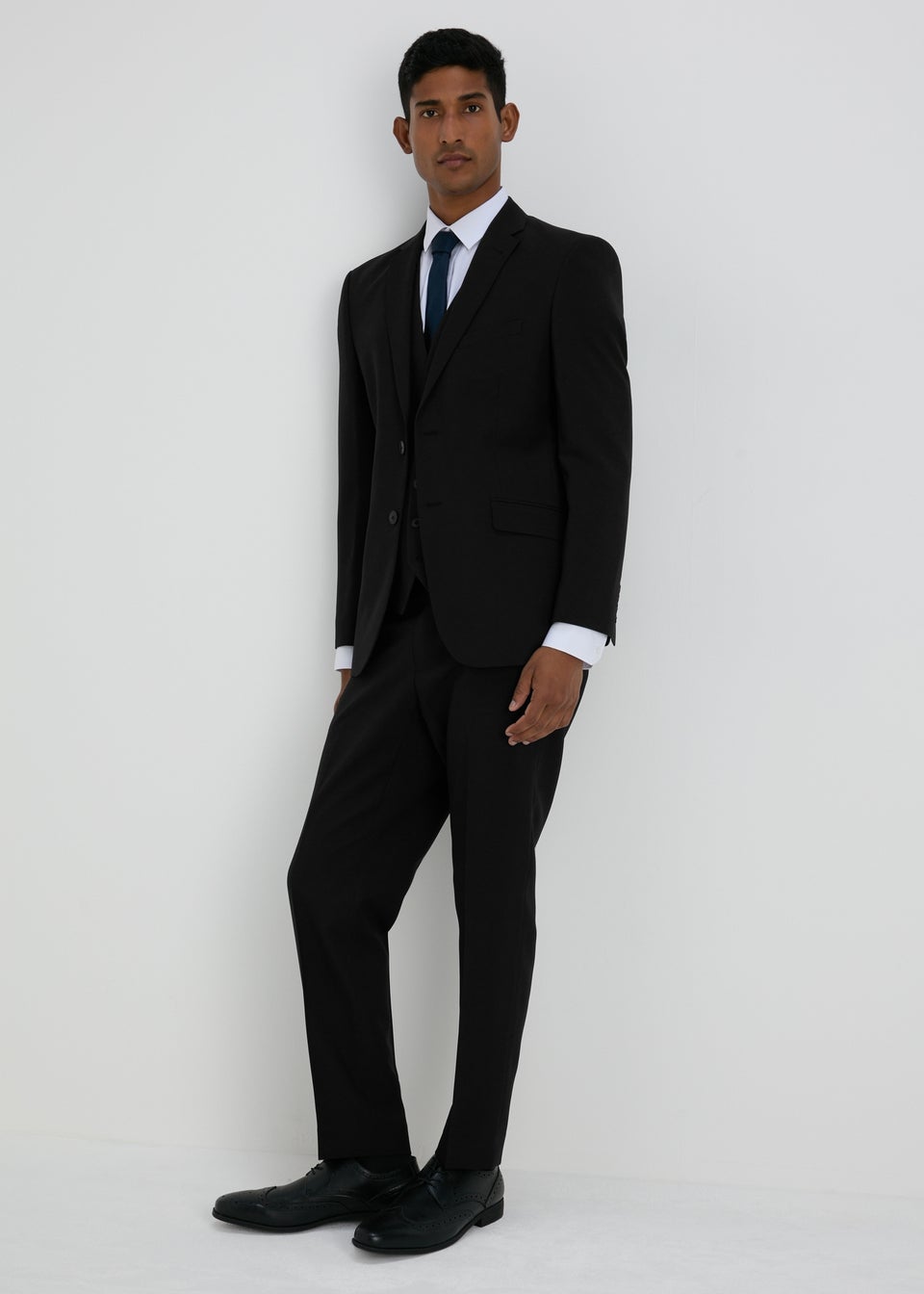 Taylor Wright Panama Black Tailored Fit Suit Jacket Matalan