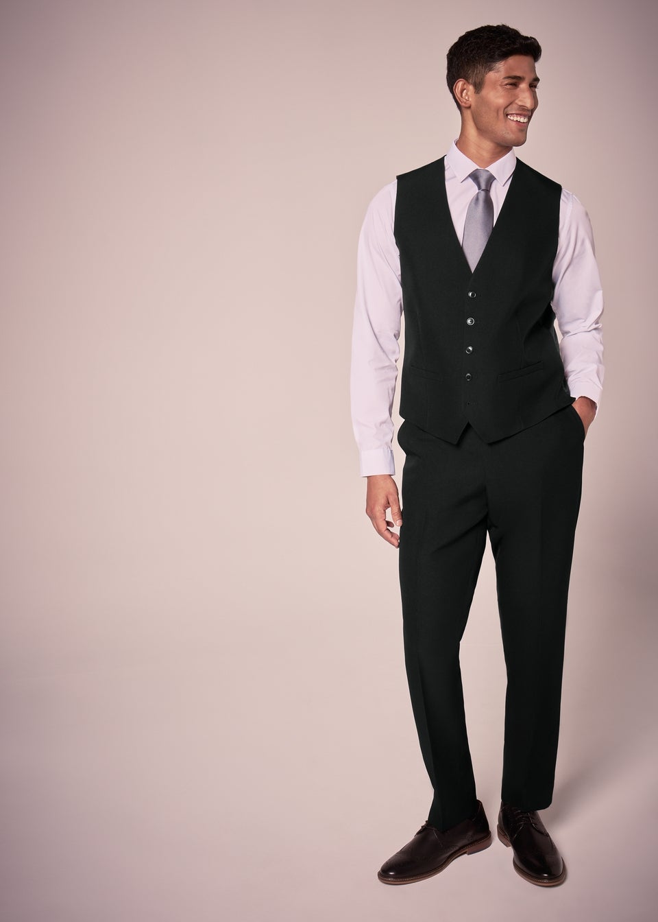 Taylor & Wright Panama Black Suit Waistcoat