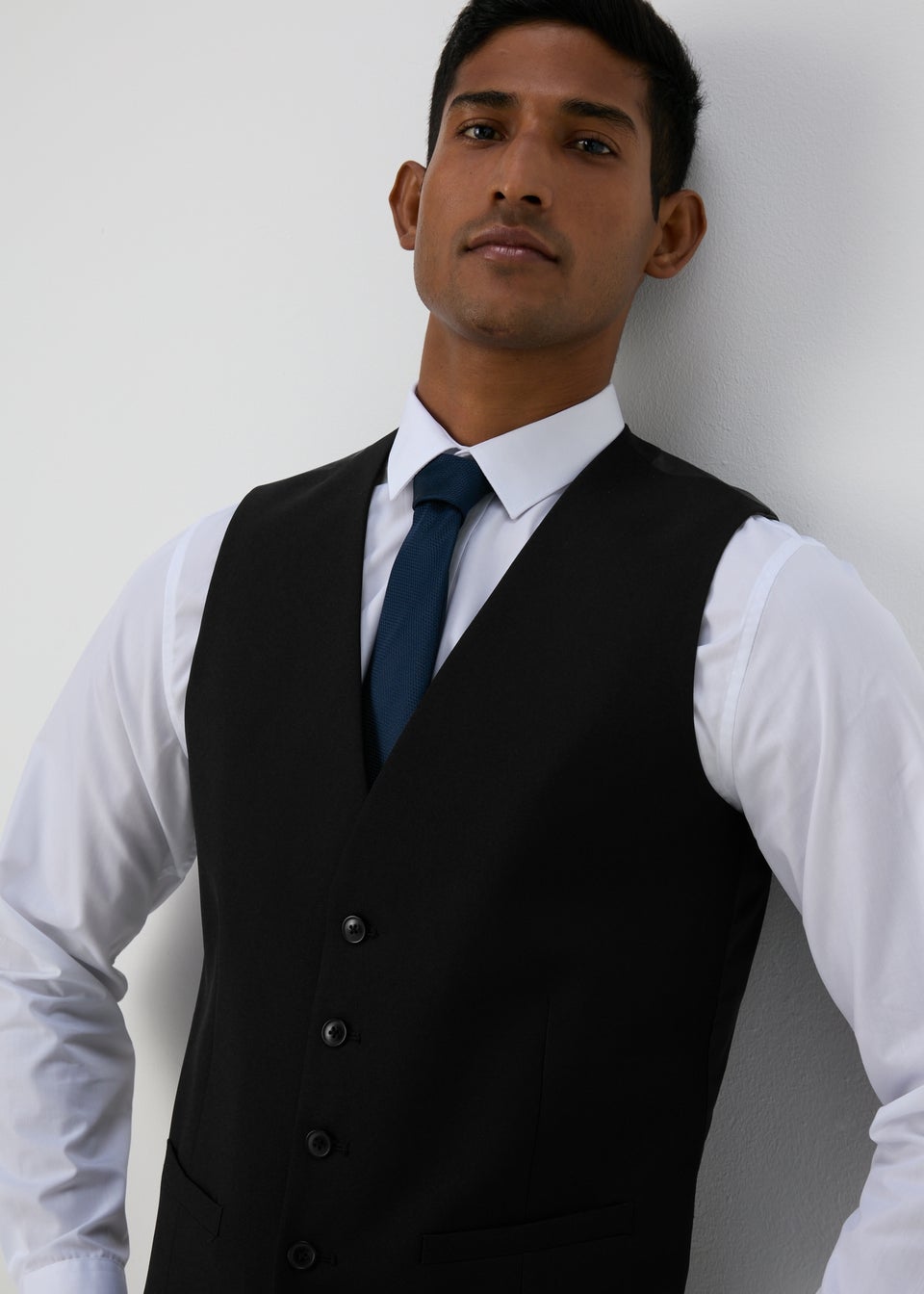 Taylor & Wright Panama Black Suit Waistcoat