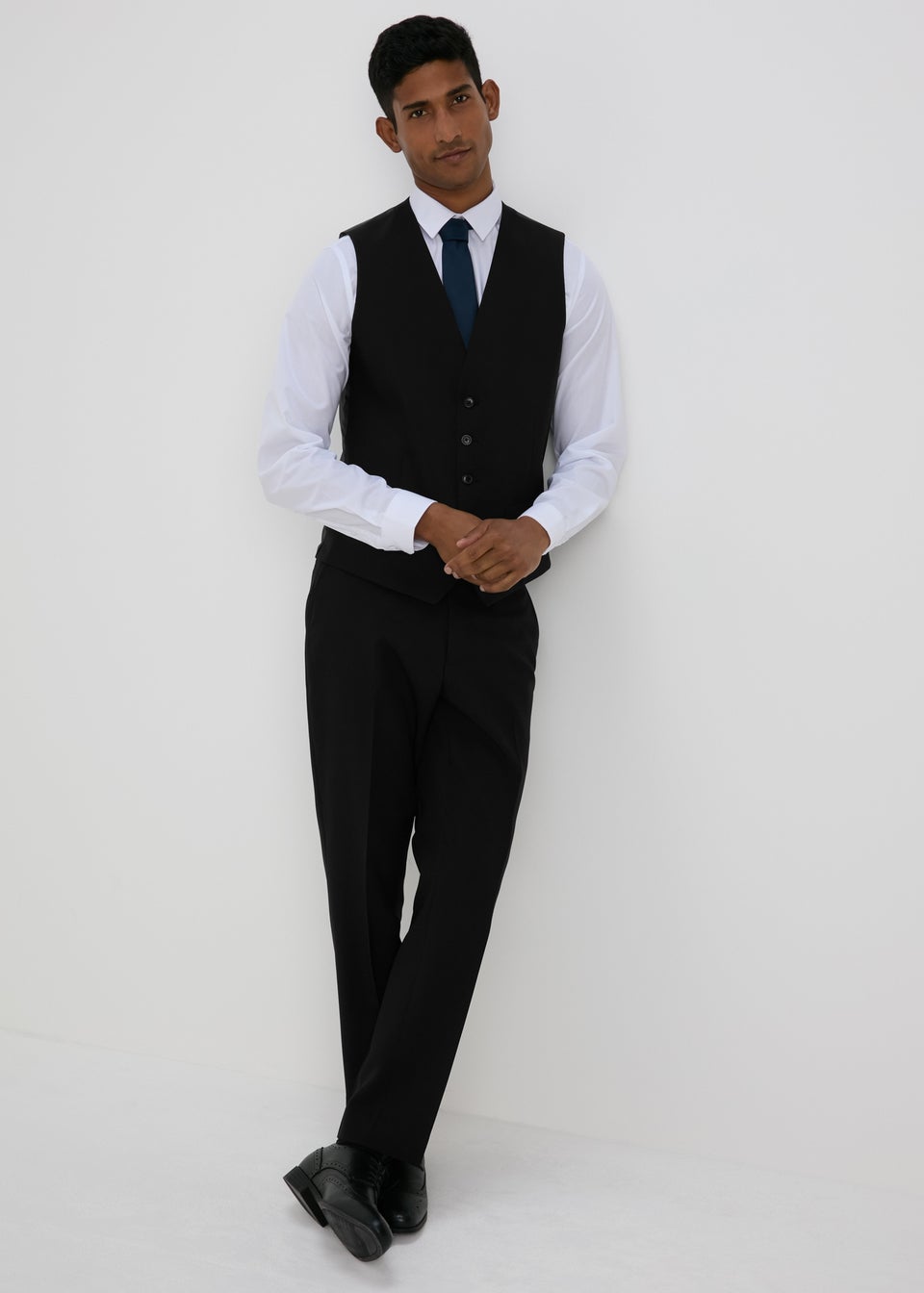 Taylor & Wright Panama Black Suit Waistcoat