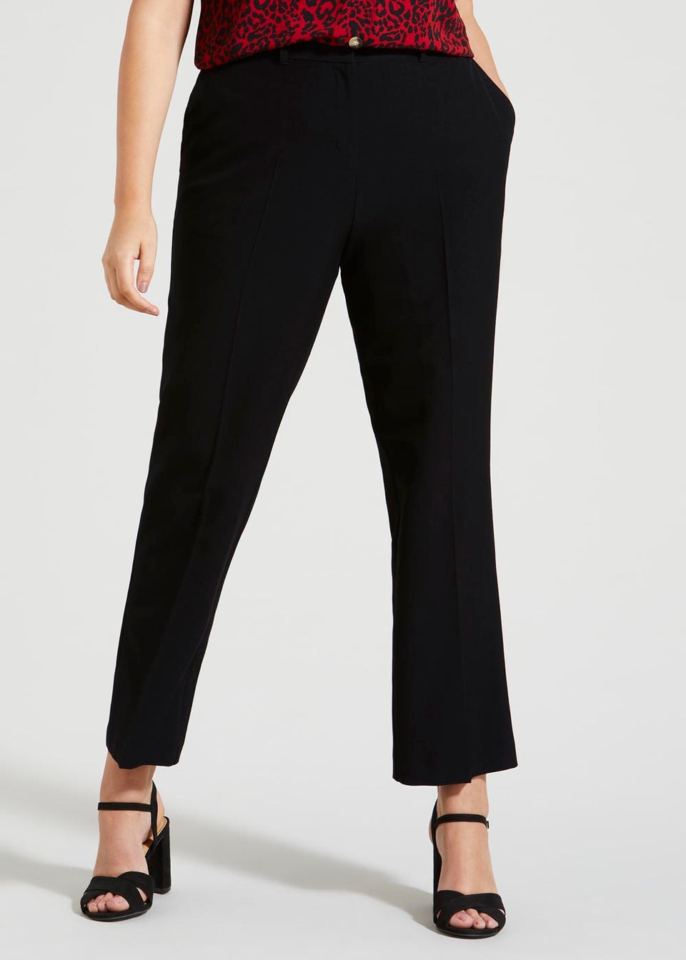 Buy Go Colors Women Solid Black Formal Trousers online-hangkhonggiare.com.vn