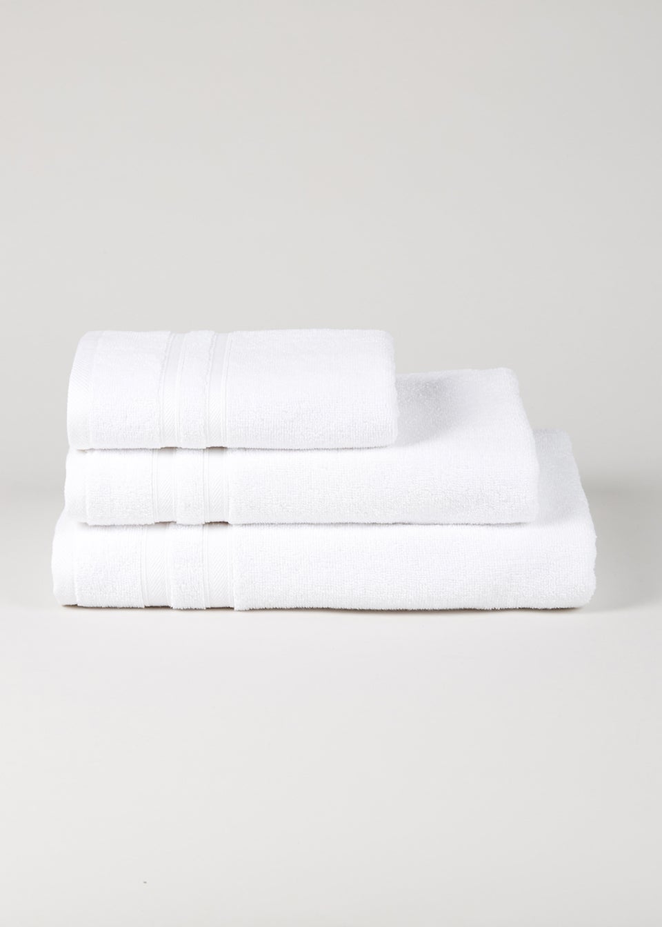 White 100% Cotton Towels