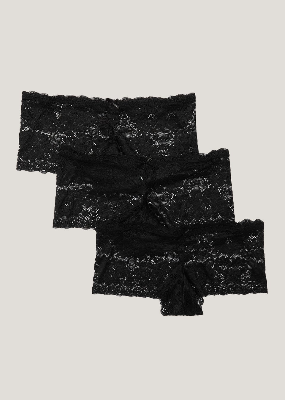 3 Pack Lace French Knickers