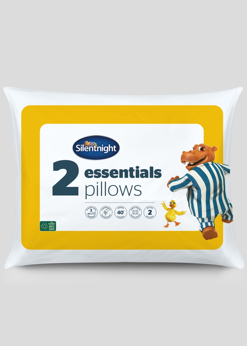 Silentnight Essentials Medium Firm Pillow Pair