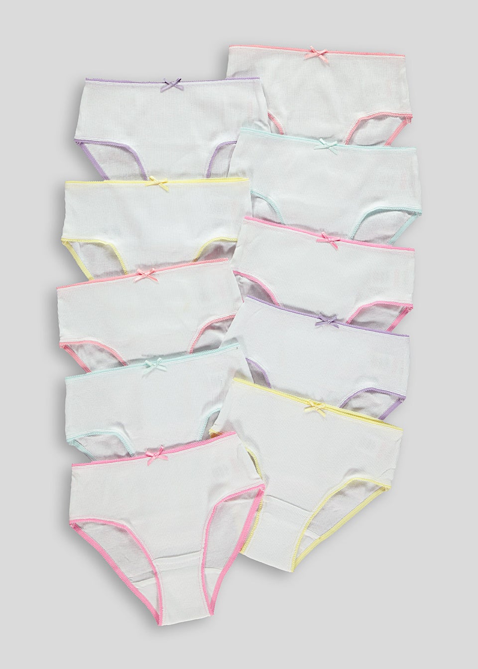 Girls 10 Pack Knickers (2-13yrs)