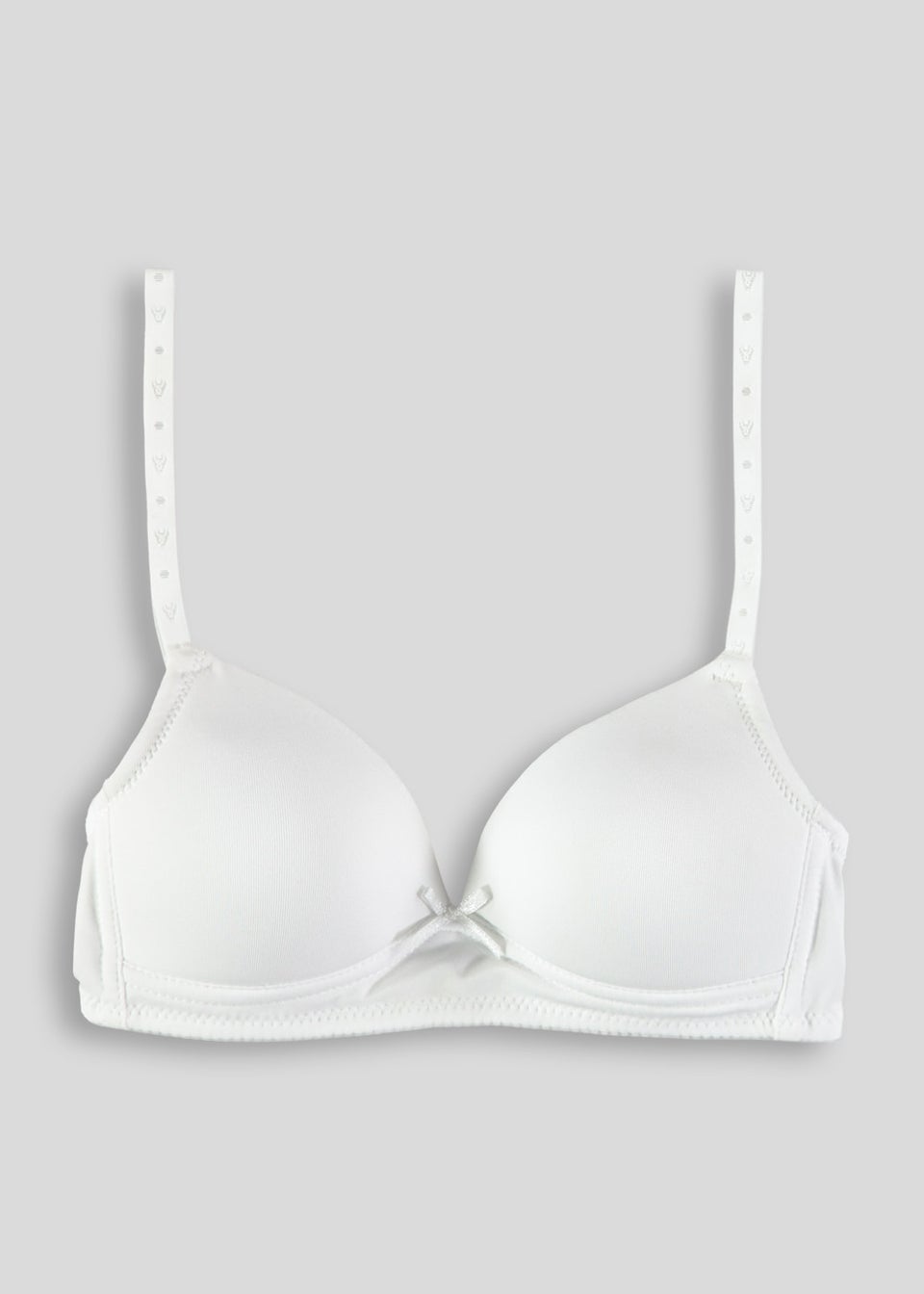 Girls White Moulded First Bra (28A-34AA)