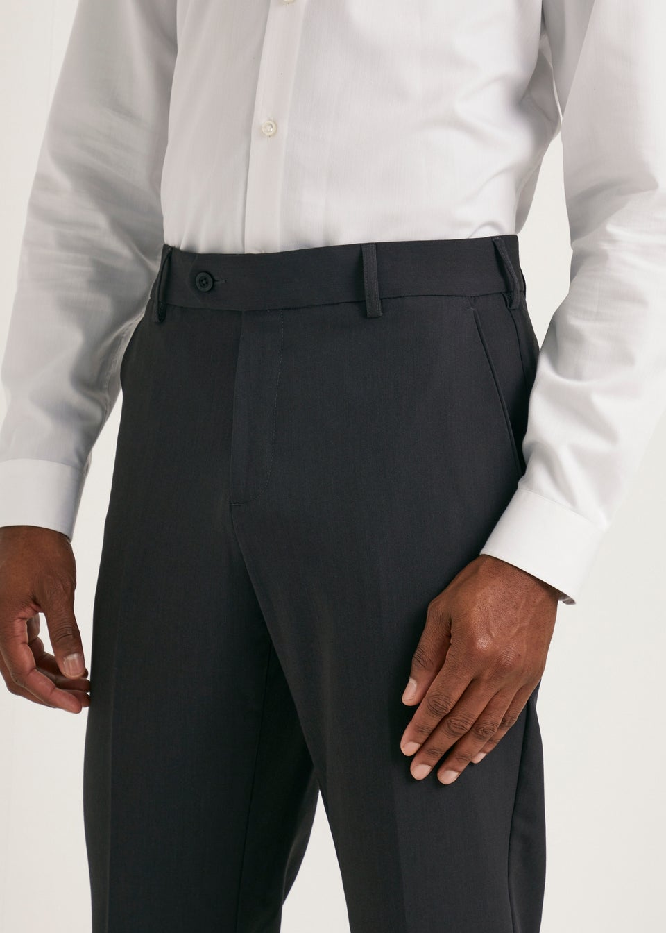 Farah Charcoal Stretch Active Waist Trousers