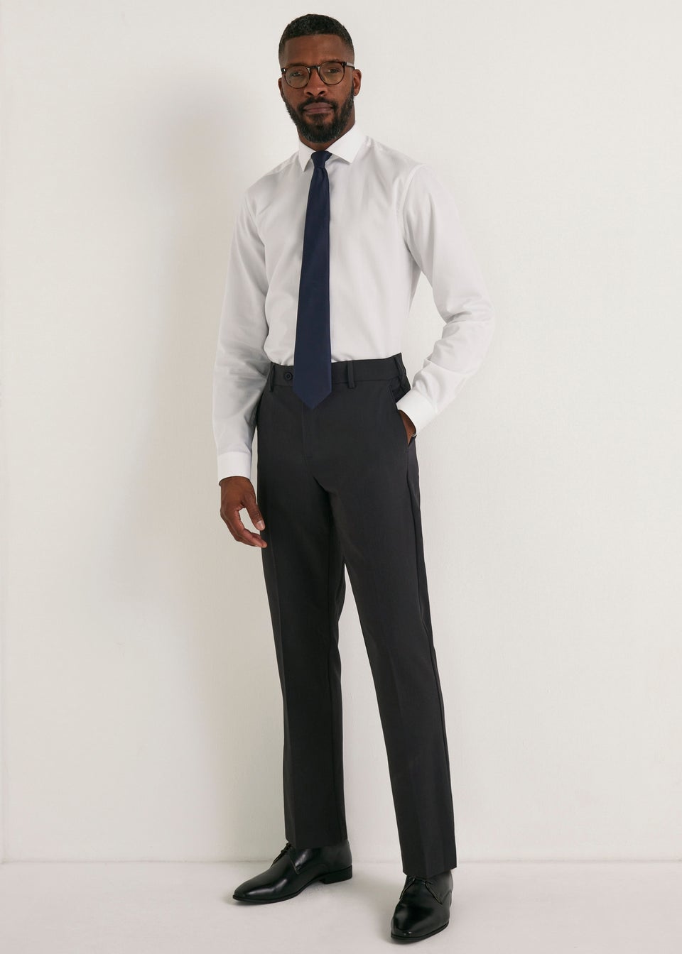 Farah Charcoal Stretch Active Waist Trousers