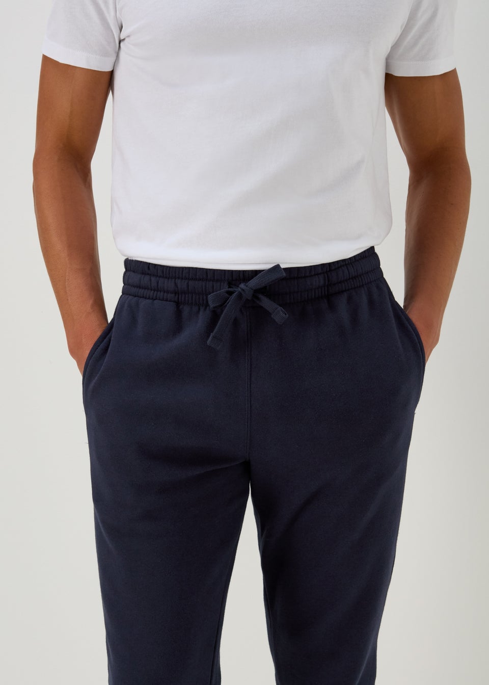 Navy Essential Cuffed Joggers