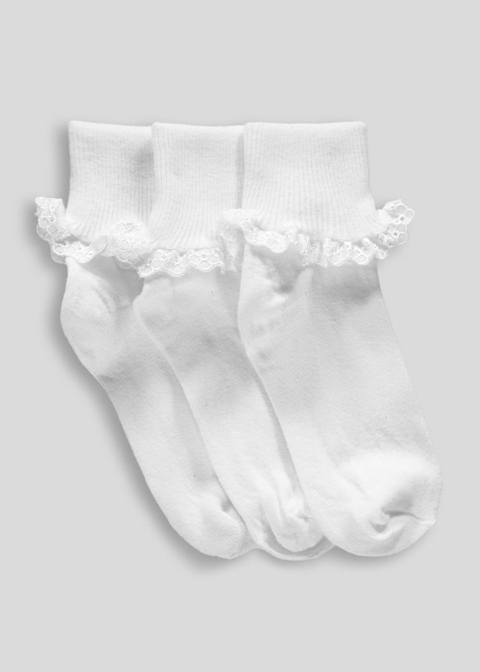 Girls frilly store white socks