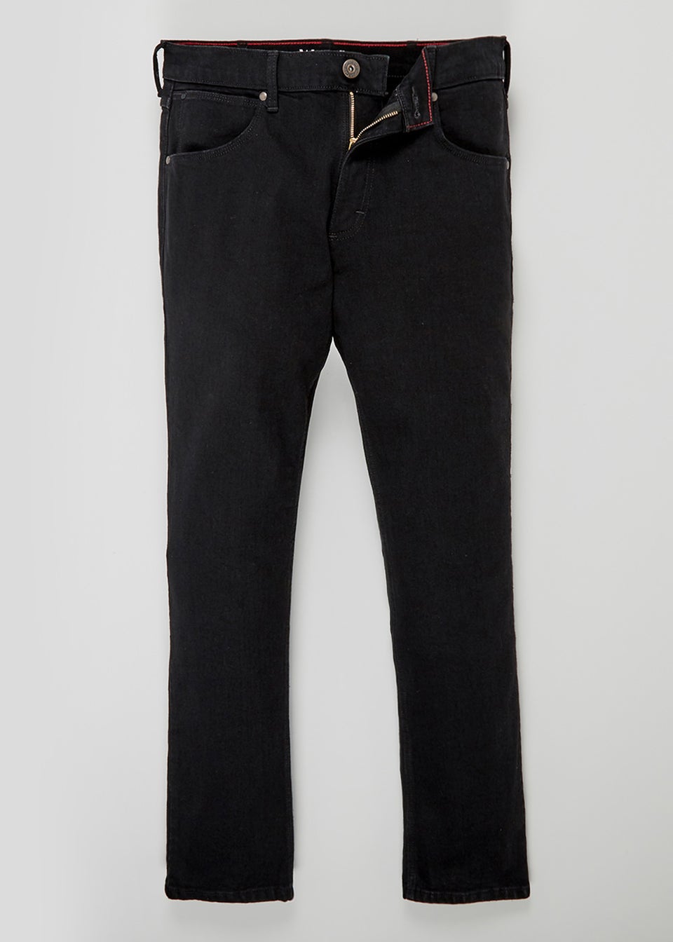 Wrangler Black Stretch Straight Fit Jeans