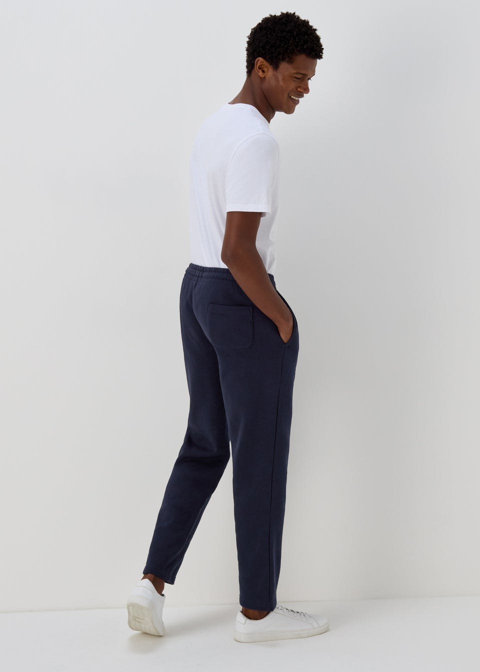 Navy Essential Straight Fit Joggers
