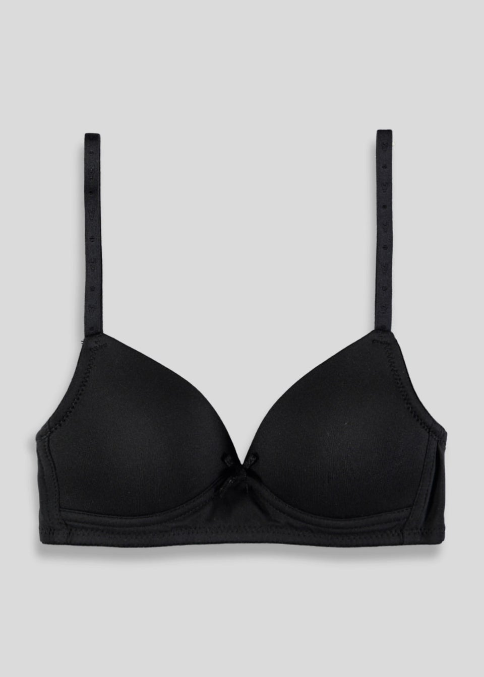 Girls Black Moulded First Bra (28AA-34A)
