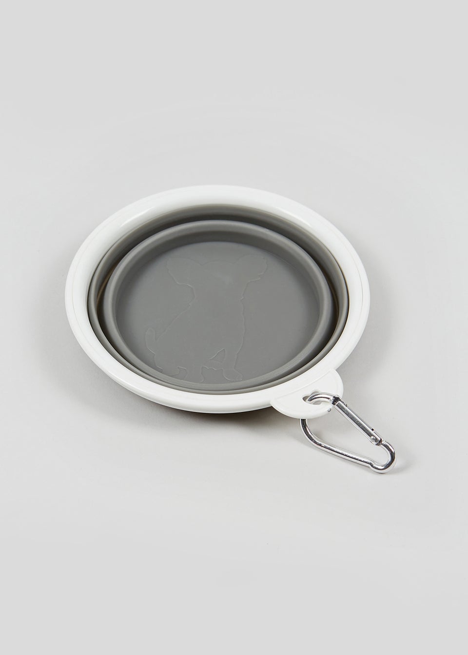 Grey Collapsible Pet Bowl (13cm)