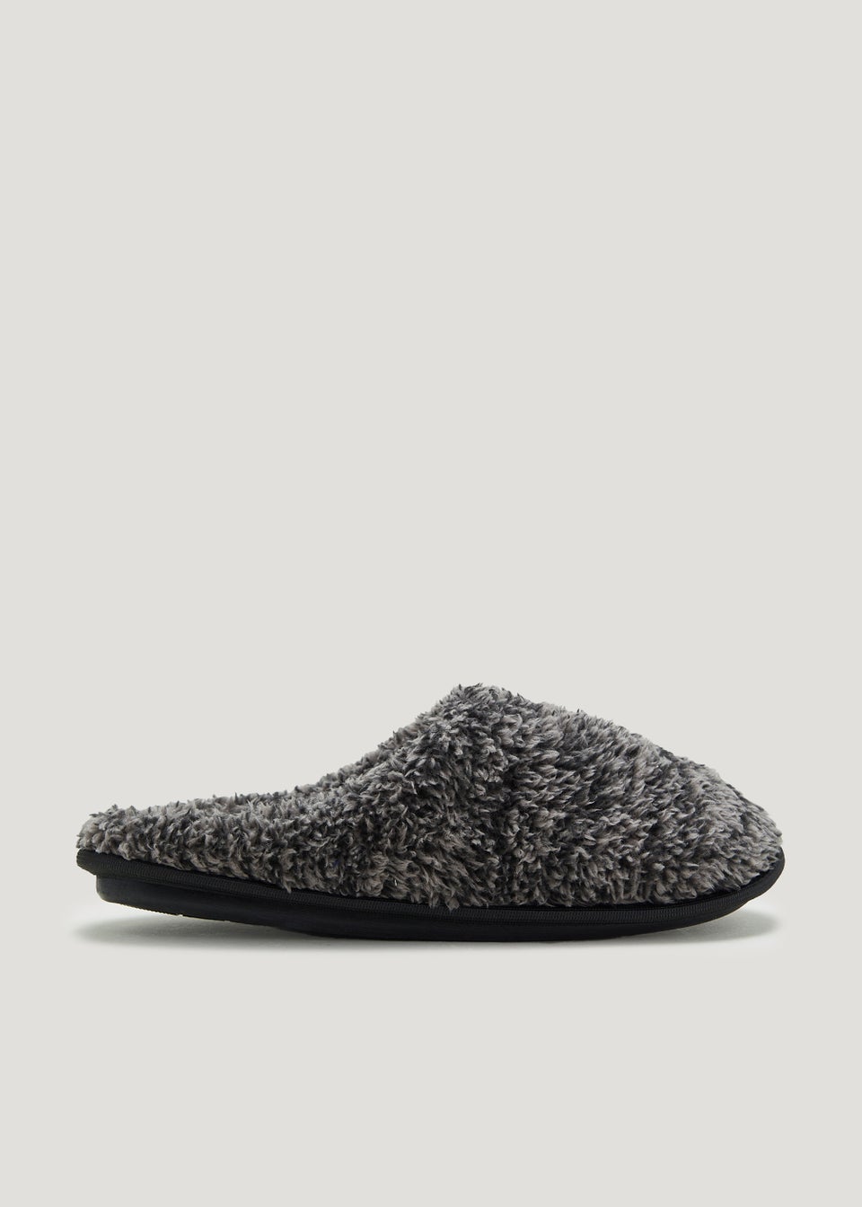 Charcoal Fluffy Slippers