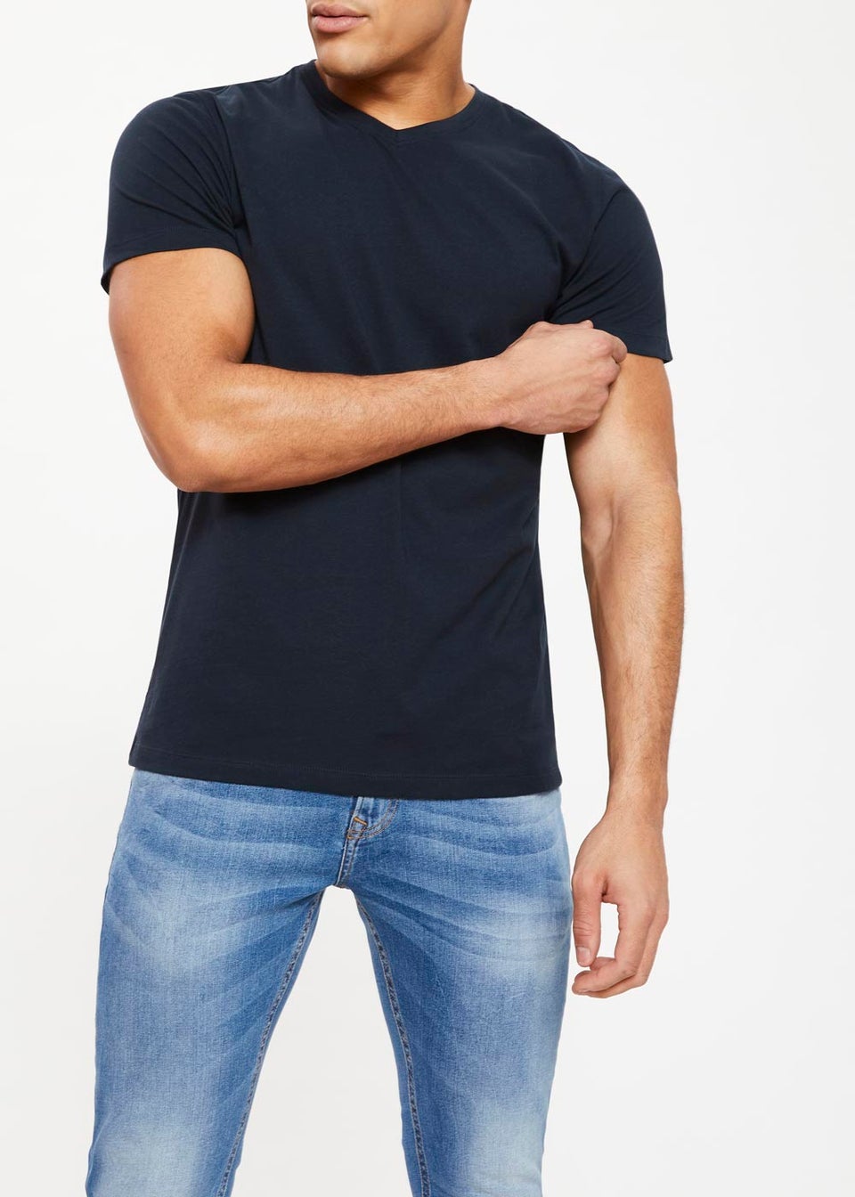 Navy Essential V-Neck T-Shirt