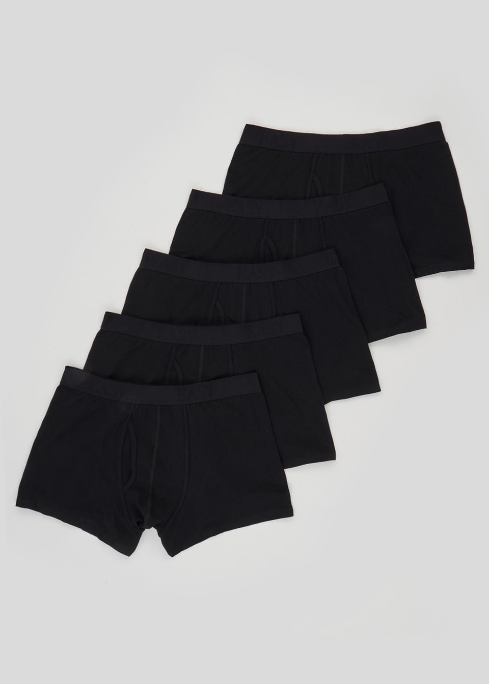 5 Pack Black Keyhole Trunks
