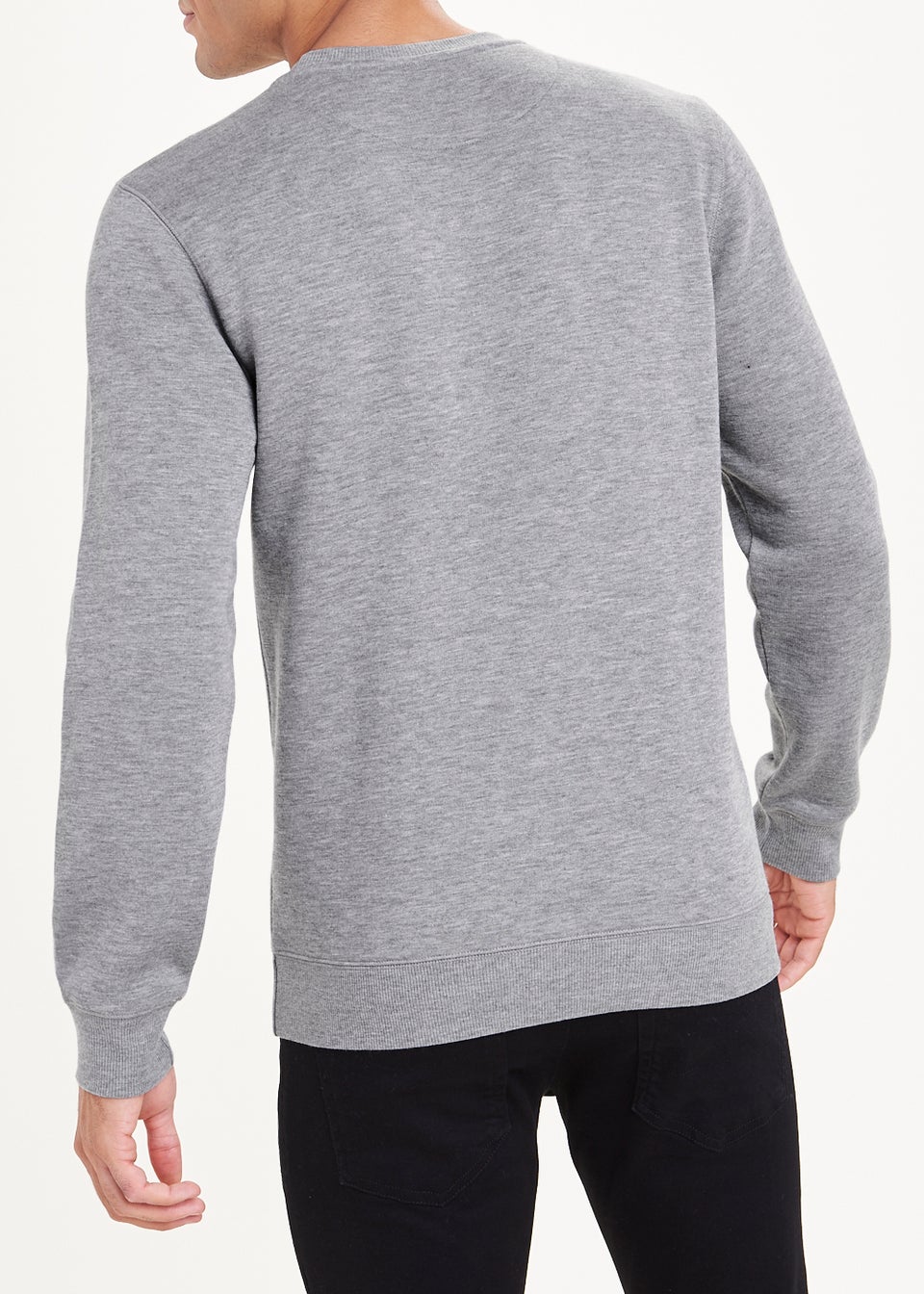 Grey Essential Crew Neck Sweatshirt
