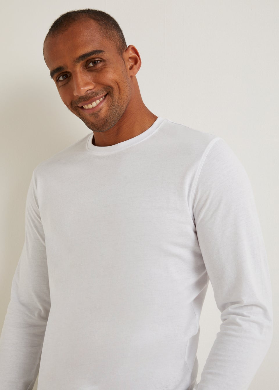 White Essential Long Sleeve T-Shirt