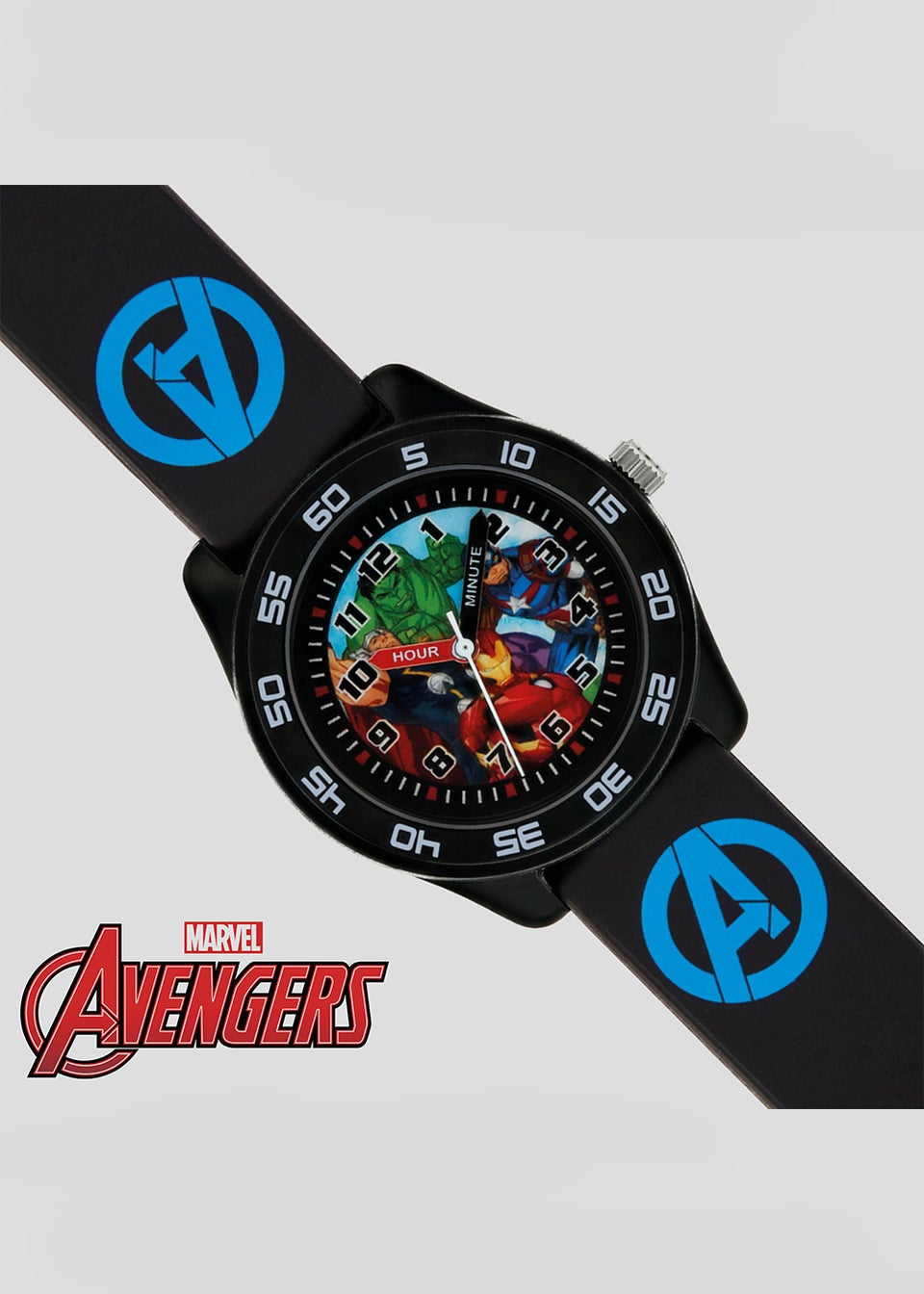 Kids Marvel Avengers Sports Watch One Size Matalan