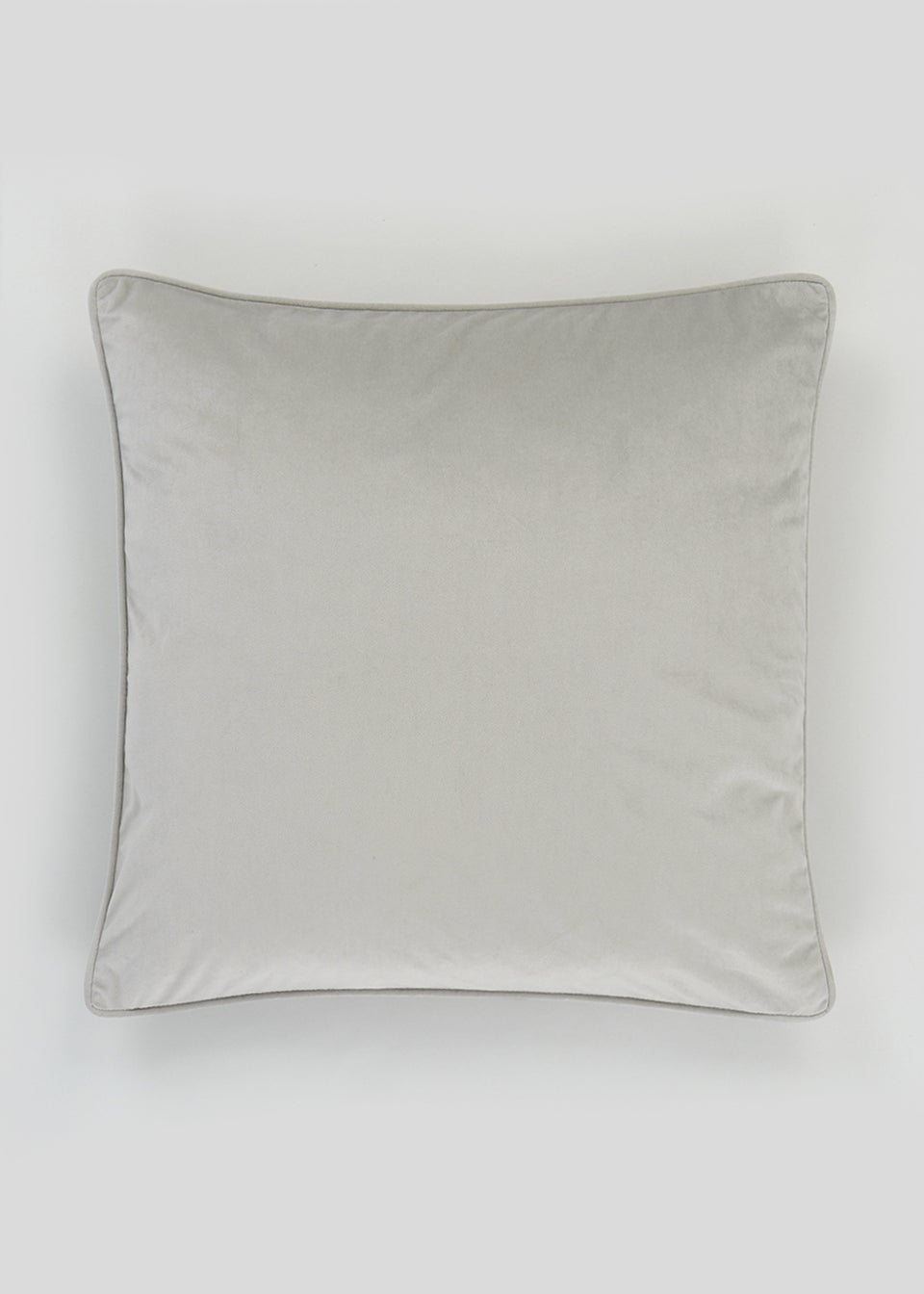 Grey Large Velvet Cushion (55cm x 55cm)