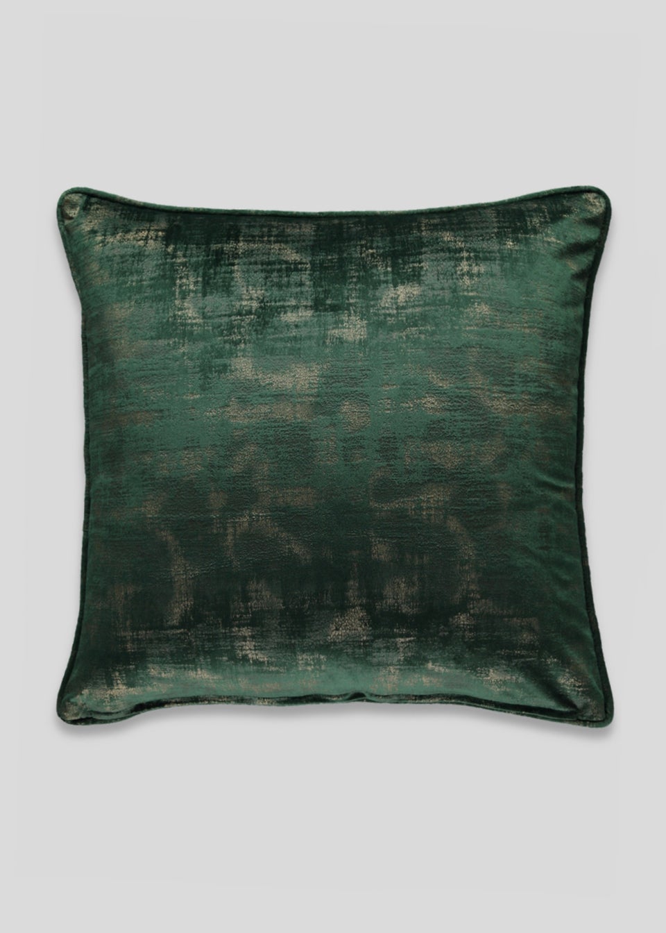 Green Velvet Foil Cushion (50cm x 50cm)