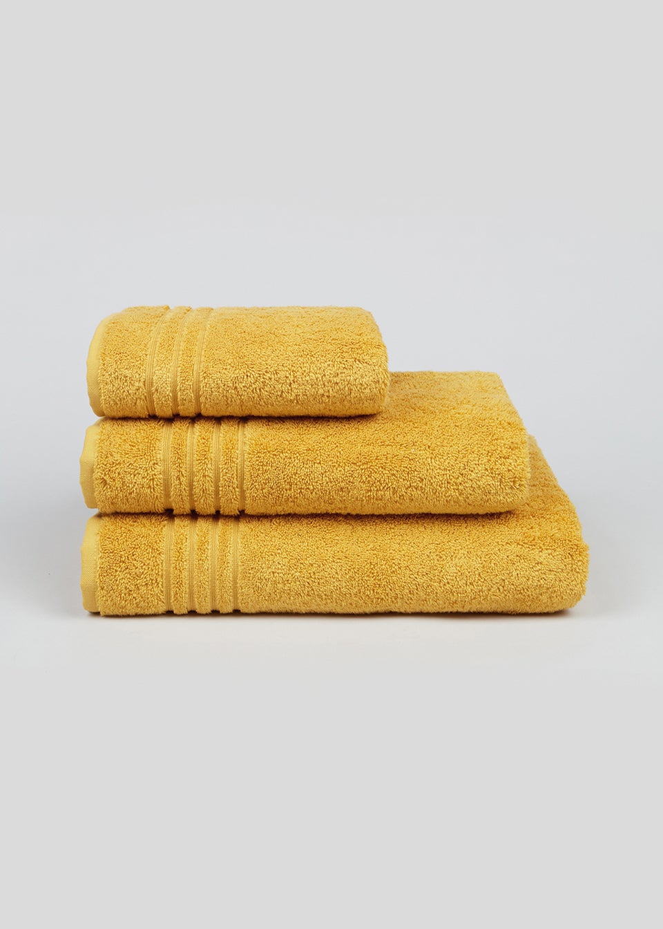 Yellow 100% Egyptian Cotton Towels