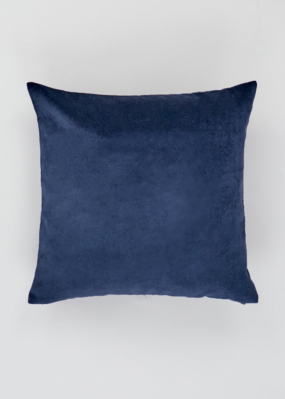 Navy Soft Velour Cushion (43cm x 43cm)