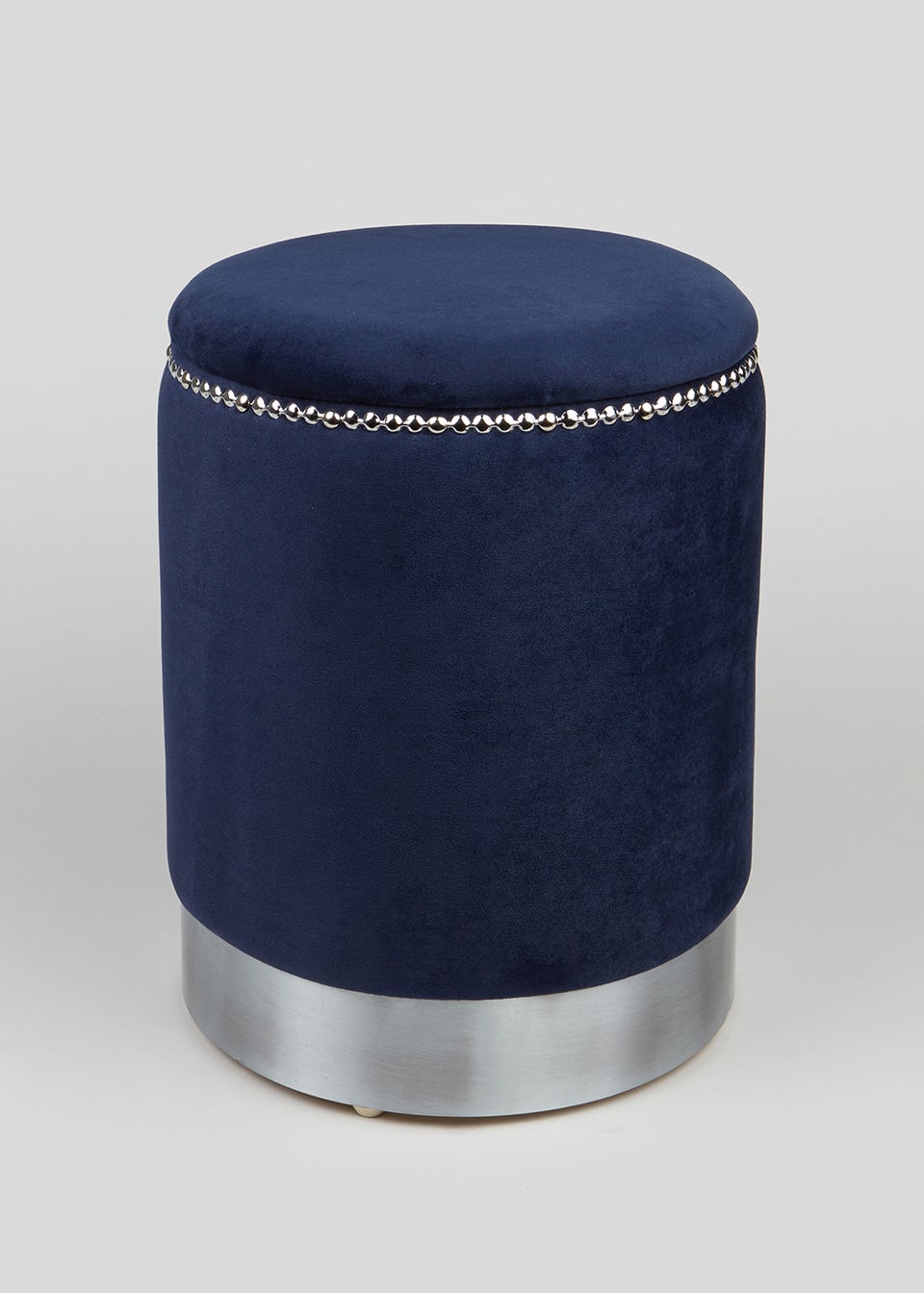 Velvet Storage Pouffe (45cm x 35cm x 35cm)