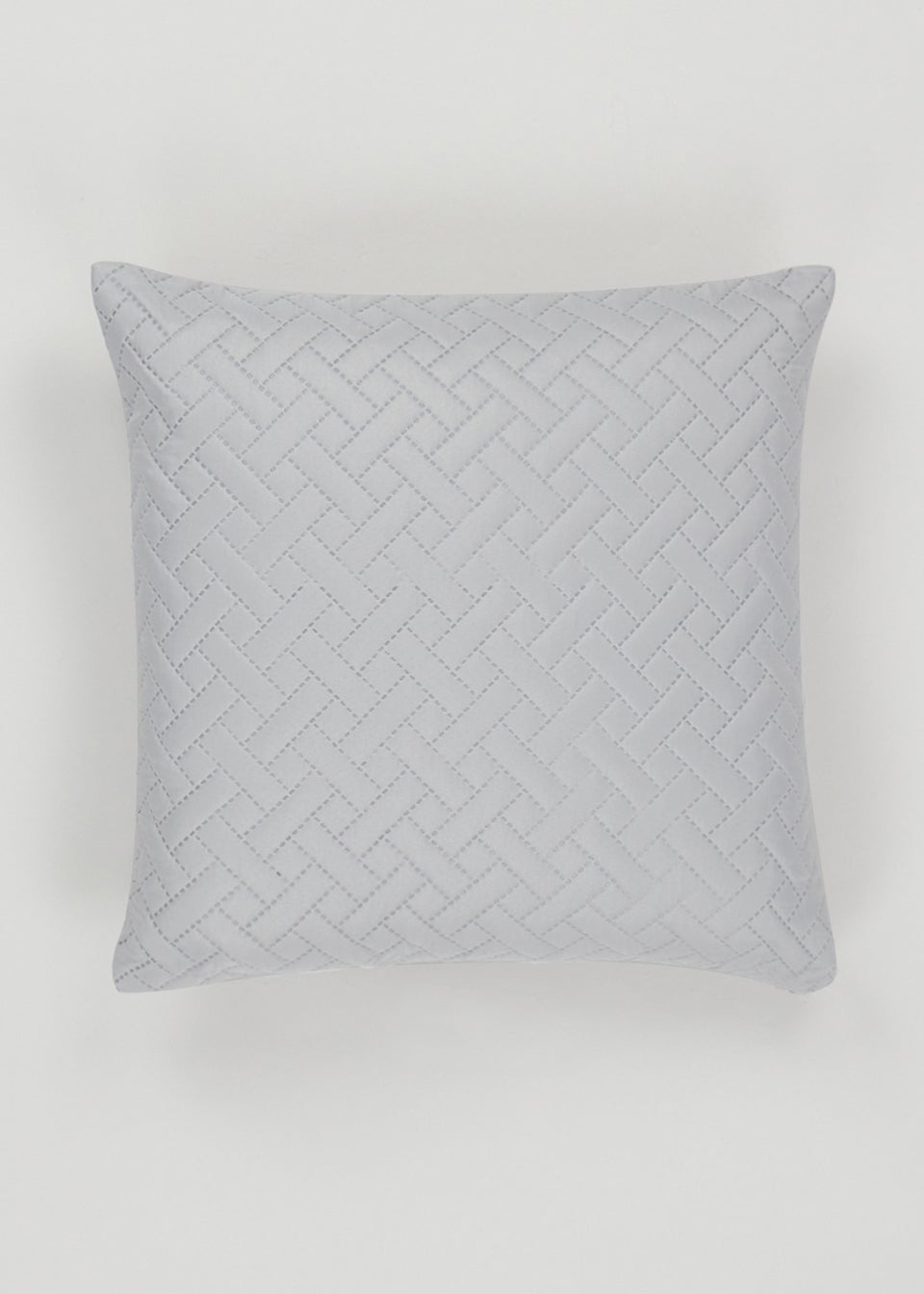 Grey Pinsonic Cushion (40cm x 40cm) Matalan