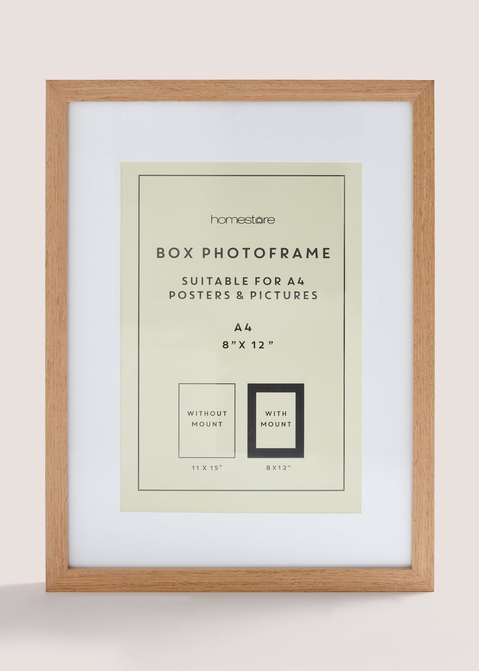 A4 Box Photo Frame (8x10in)