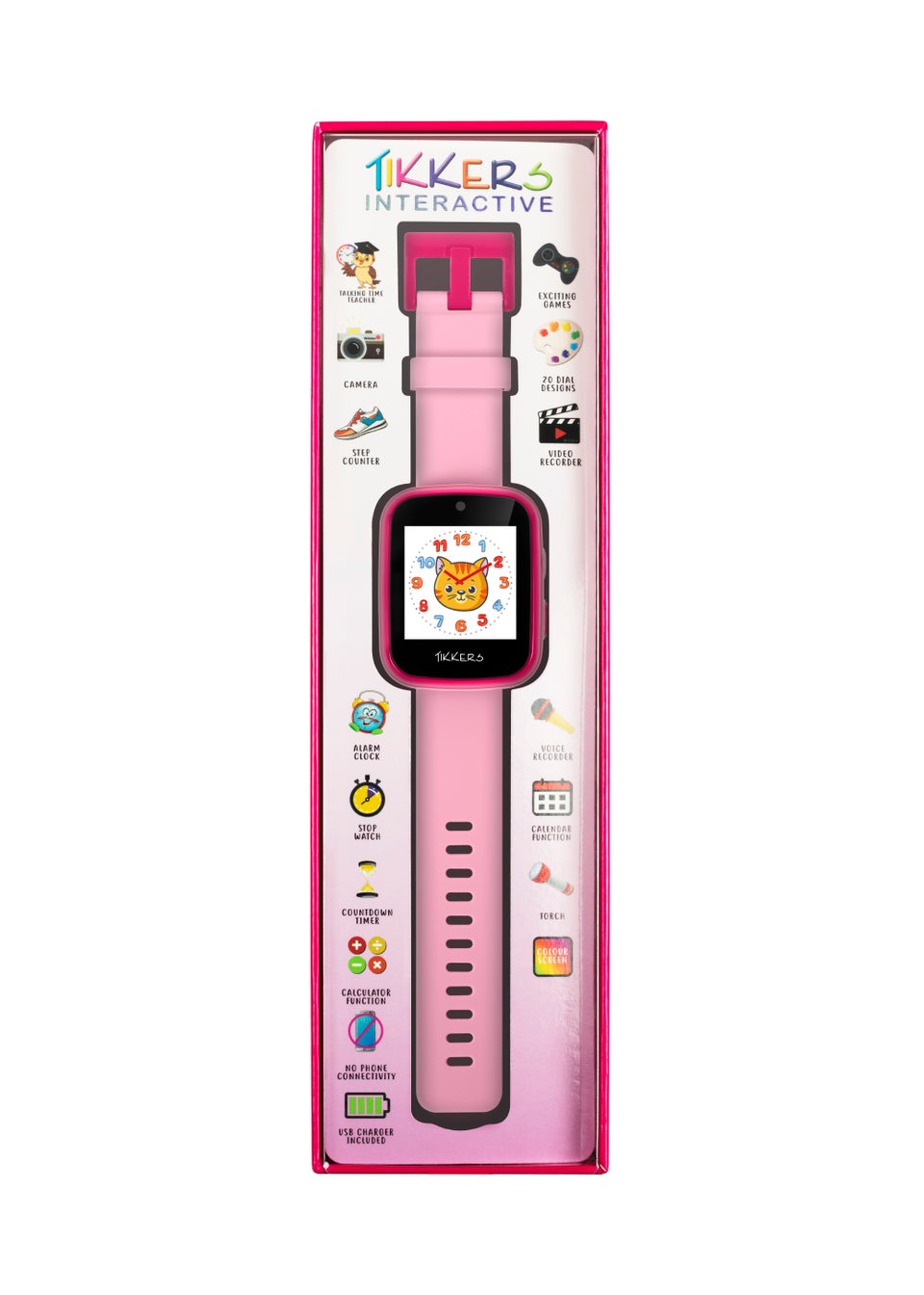Kids Tikkers Pink Interactive Watch