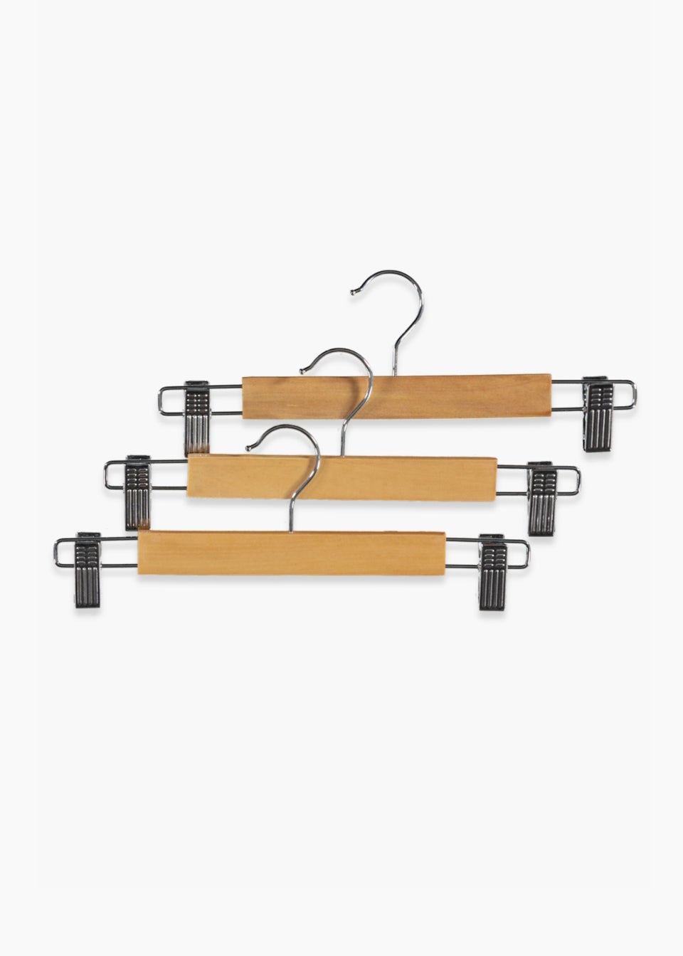 3 Pack Wooden Clip Hangers