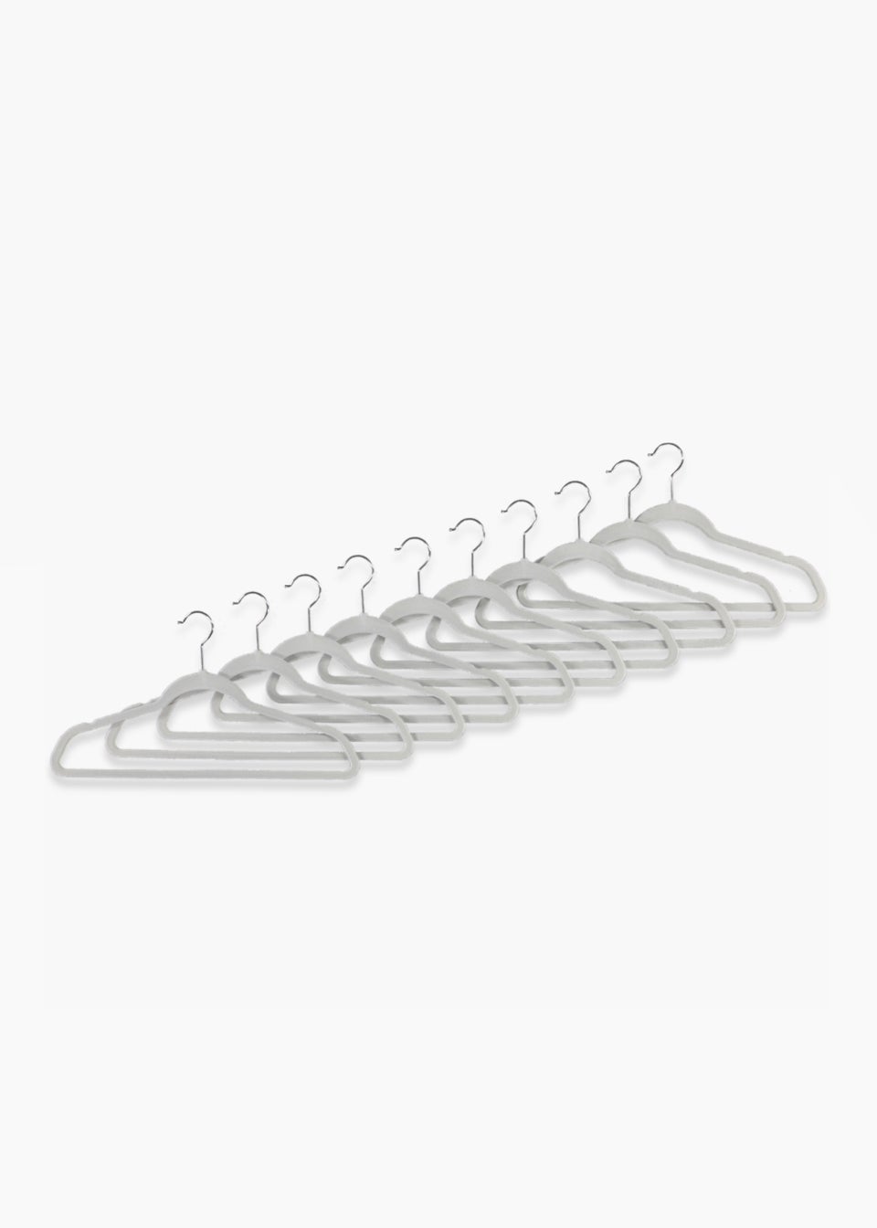 10 Pack Velour Hangers (45cm x 24cm)