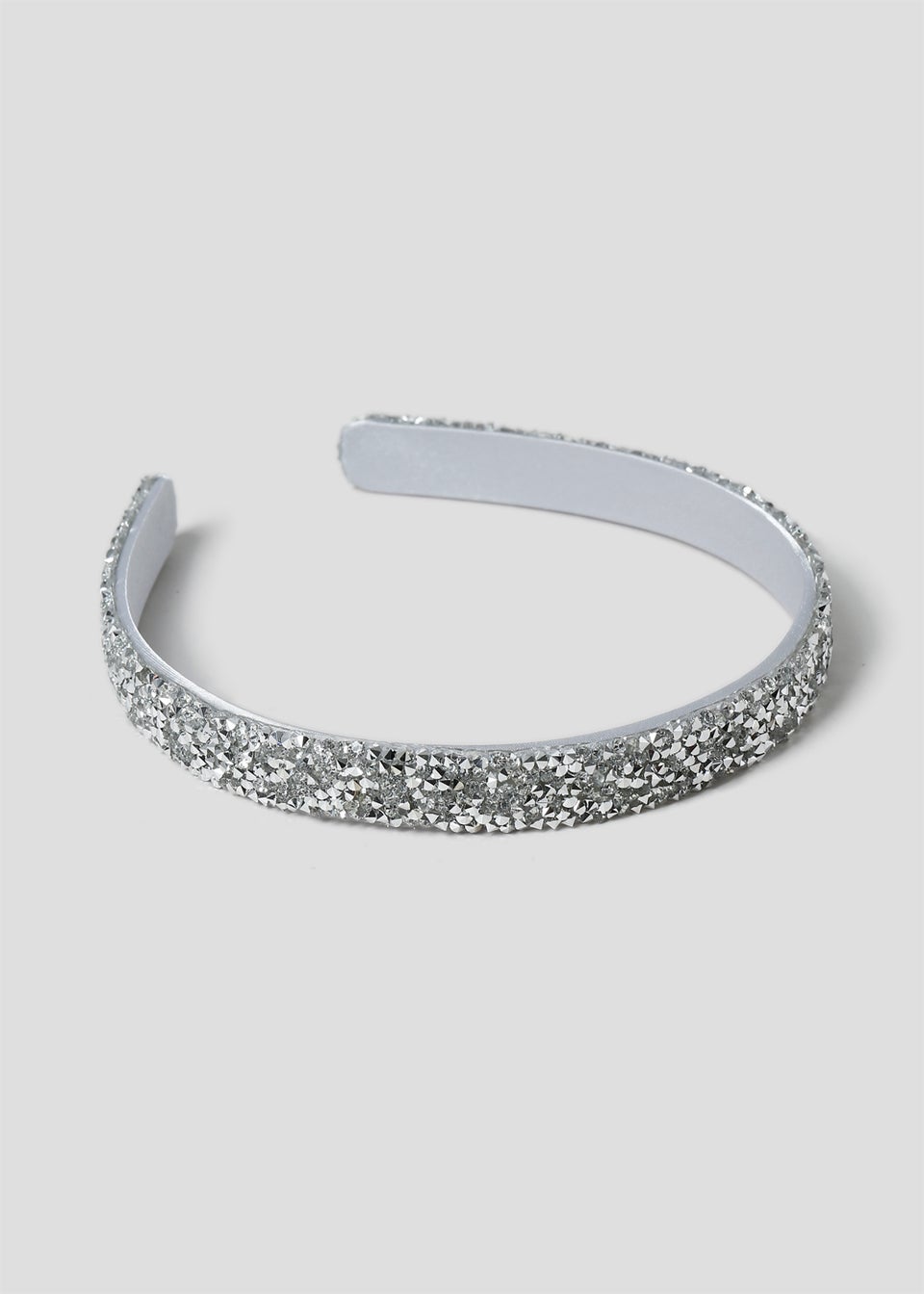 Girls Silver Rhinestone Headband