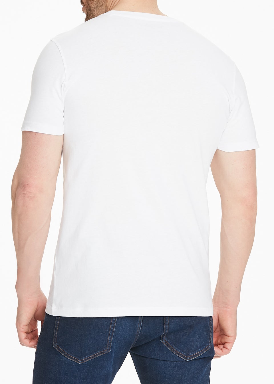 White Slim Fit Crew Neck T-Shirt
