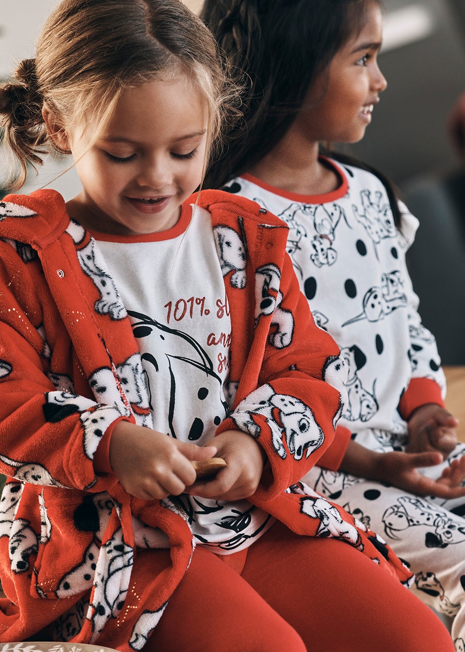 Kids 2 Pack Disney 101 Dalmatians Pyjama Sets (6mths-6yrs)
