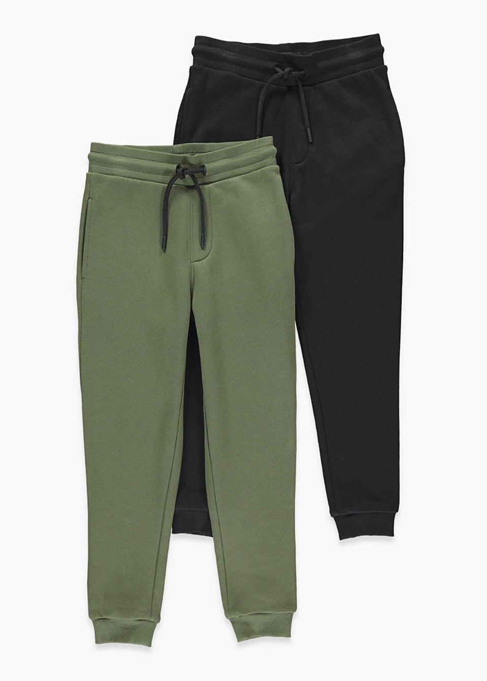 Kids 2 Pack Regular Fit Joggers 4 13yrs