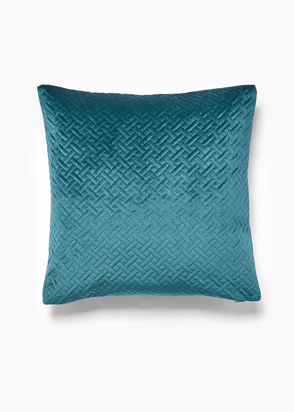 Teal Pinsonic Velvet Cushion (45cm x 45cm)