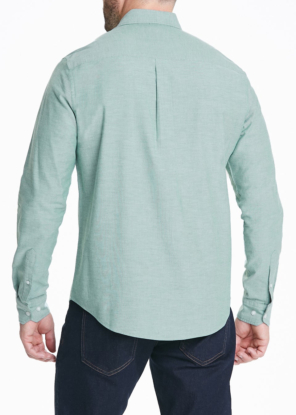 Green Cotton Oxford Shirt