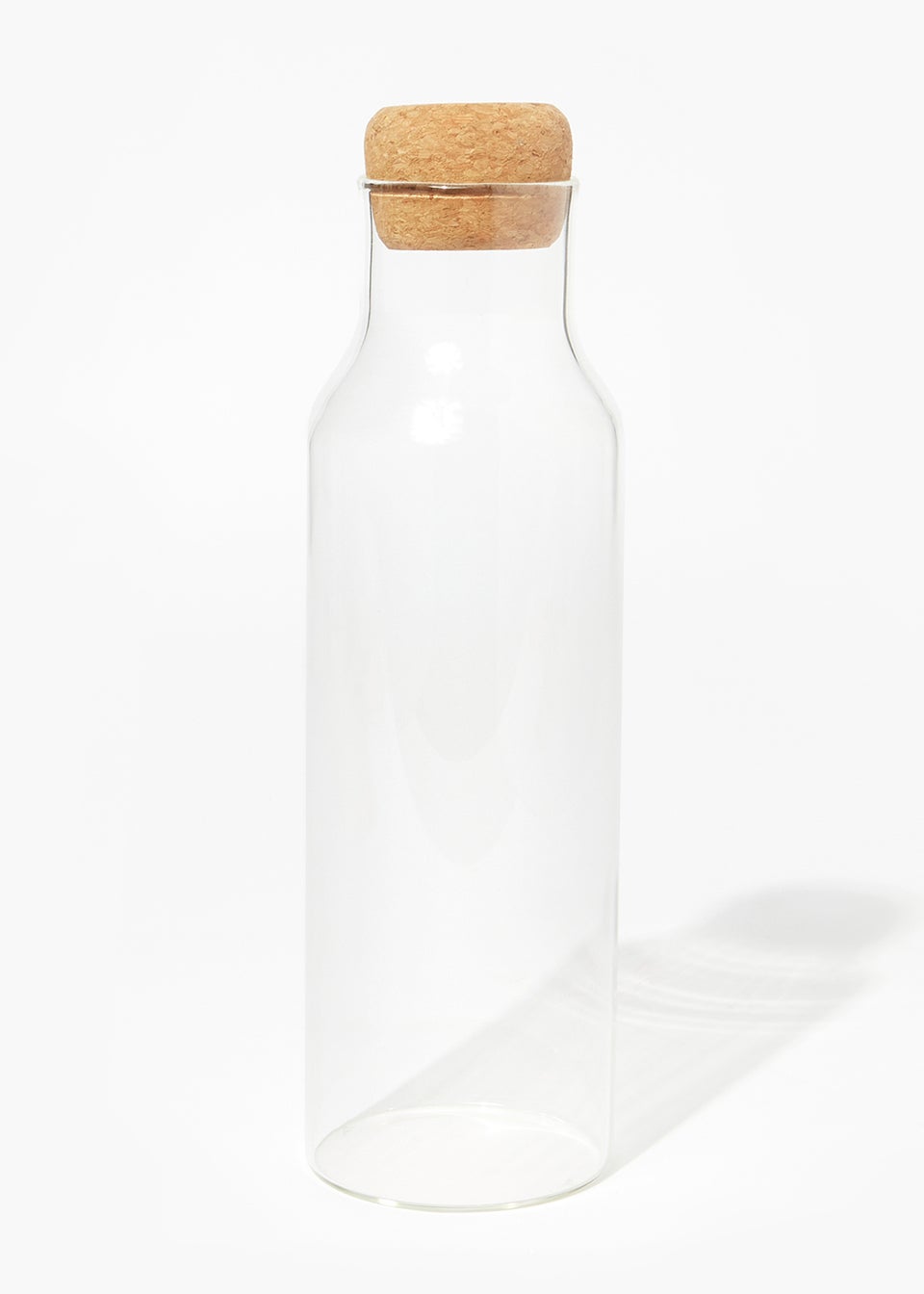 Large Cork Lid Glass Bottle (28cm x 8cm)