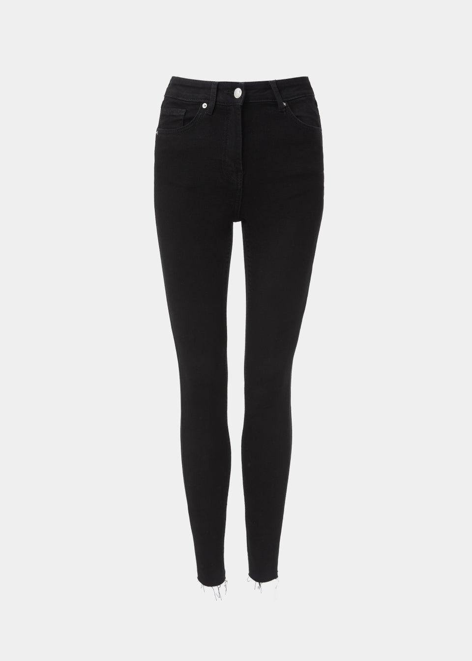 April Black Ankle Grazer Super Skinny Jeans (Long Length)