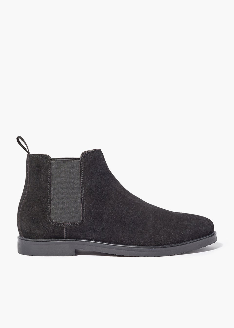 Black Suede Chelsea Boots Matalan